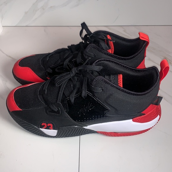 *NEW* Men Nike Air Jordan Stay Loyal 2 Black/Red Basketball Shoes (DQ8401 016) - Picture 4 of 7